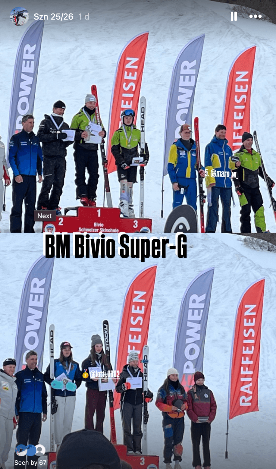 JO Bündnermeisterschaften in Bivio: Titel für Charlotte Bayh